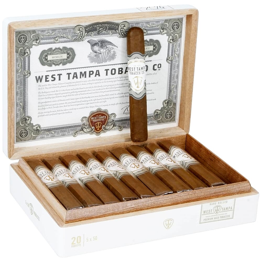 West Tampa Tobacco Company White