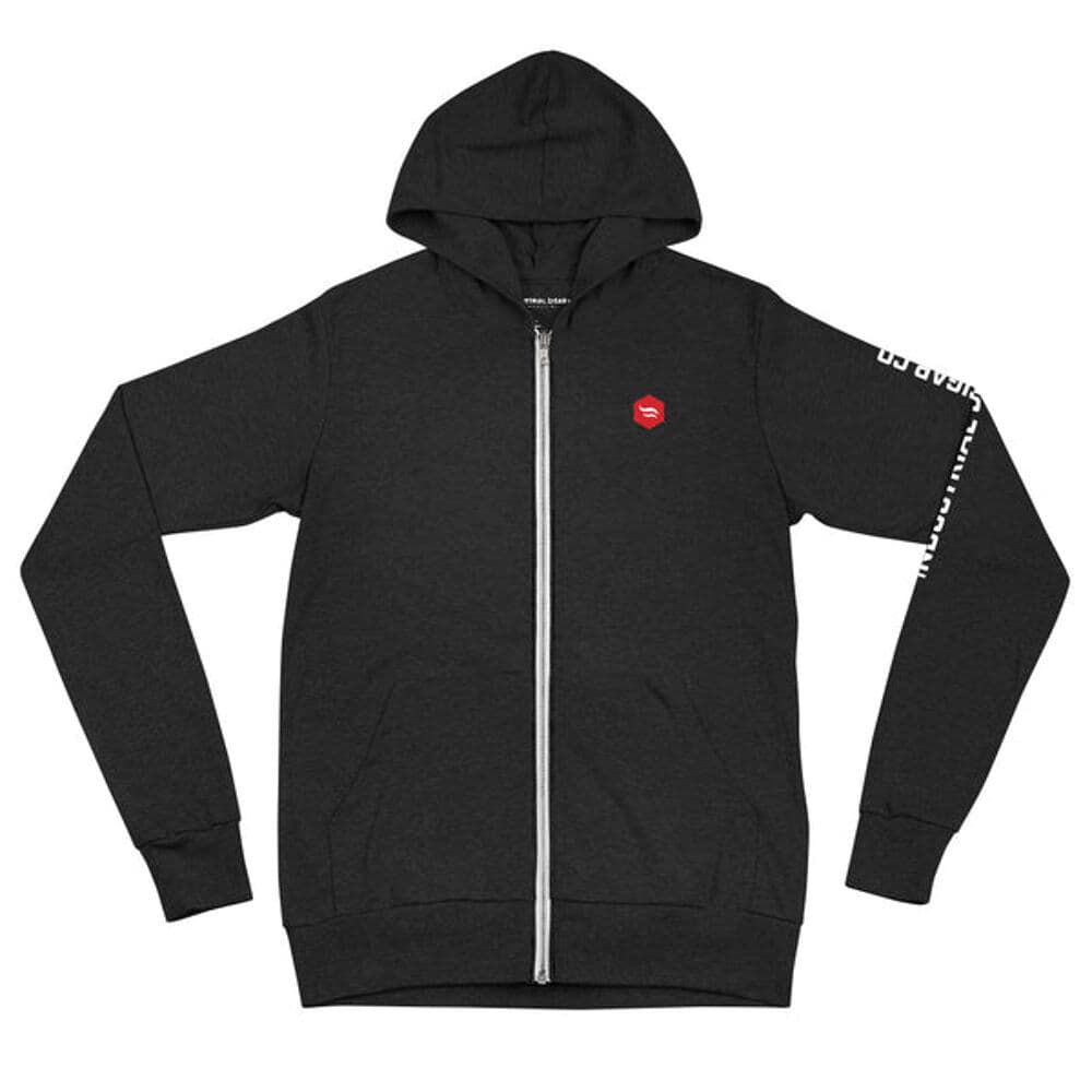 Lightweight Fitted Hex Zip Up