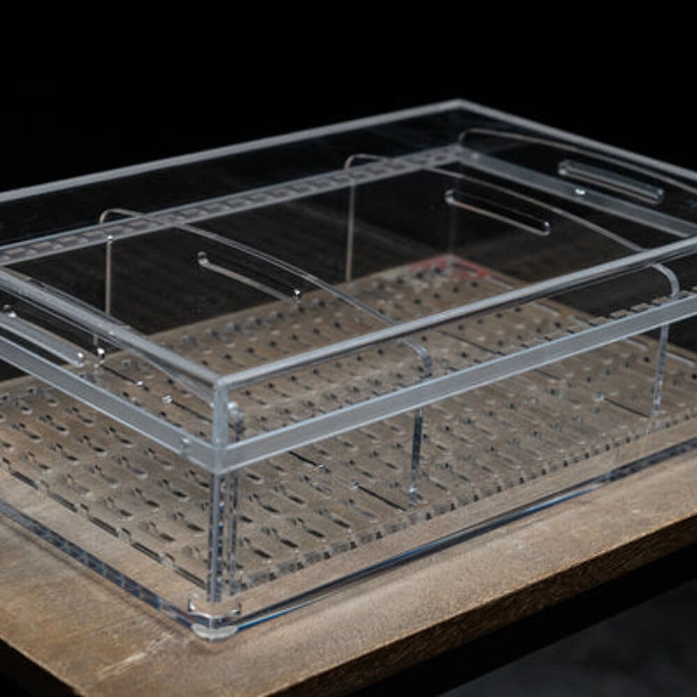 ICC Clear Acrylic 70 ct. Humidor - Original Size