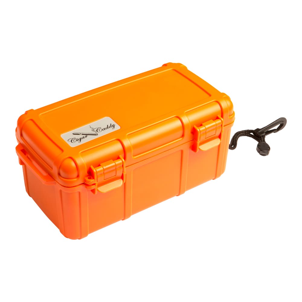 Travel Humidors Cigar Caddy Orange 15ct
