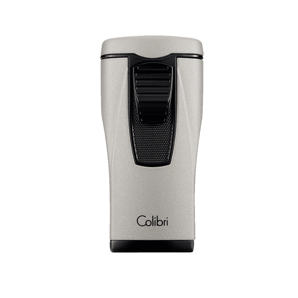 Colibri Cigar Lighters Monaco Silver and Black Lighter