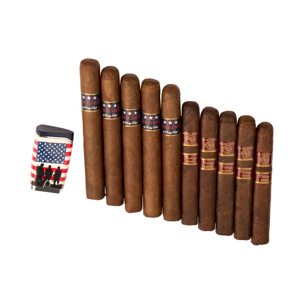 Cigar Samplers 10 Cigars & Lighter