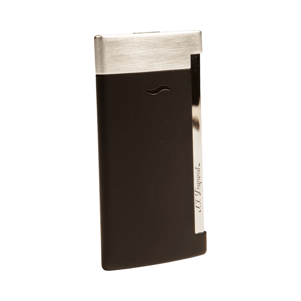 S.T. Dupont Cigar Lighters Slim 7 Matte Black & Chrome Lighter