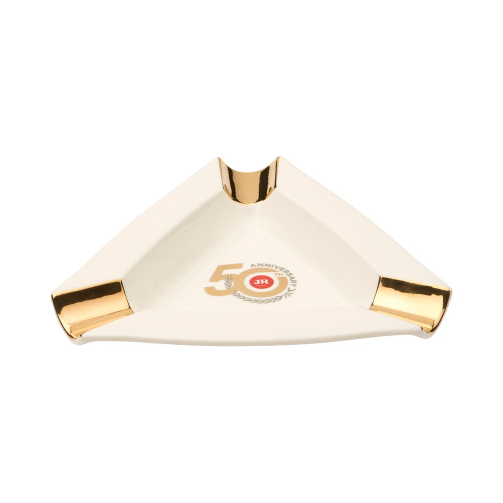 Cigar Ashtrays JR 50th Anniversary Gold Ashtray