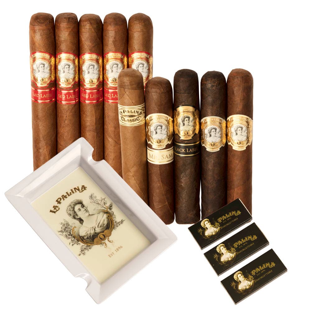 Cigar Samplers La Palina 10-Cigar & Ashtray Collection