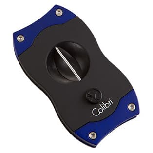 Colibri Cigar Cutters Blue & Black V-Cut