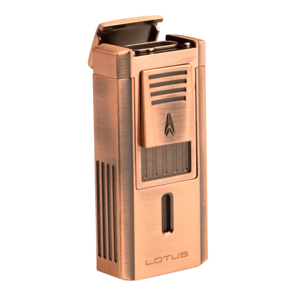 Lotus Cigar Lighters Duke Lighter w/ Copper Serrated V-Cut