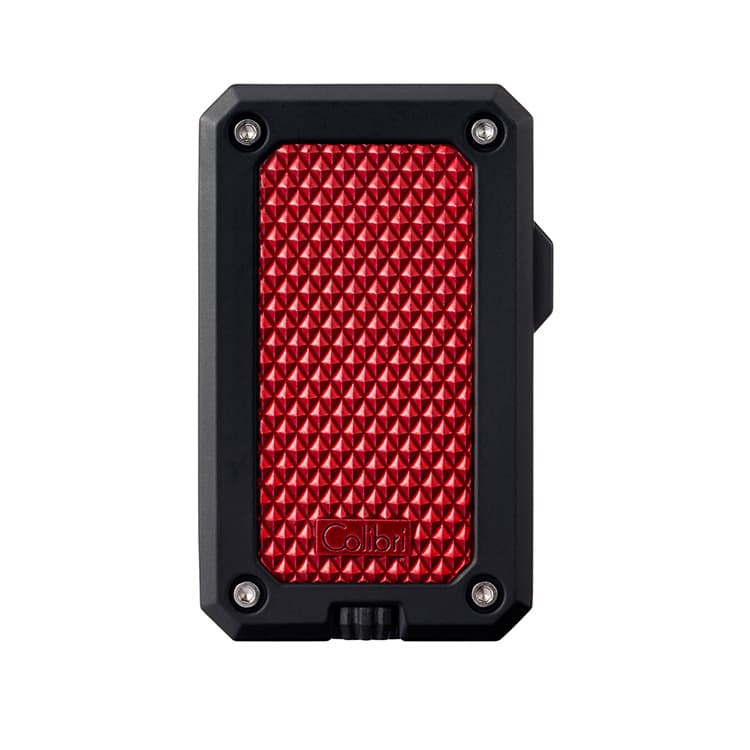 Colibri Cigar Lighters Rally Black & Red Lighter