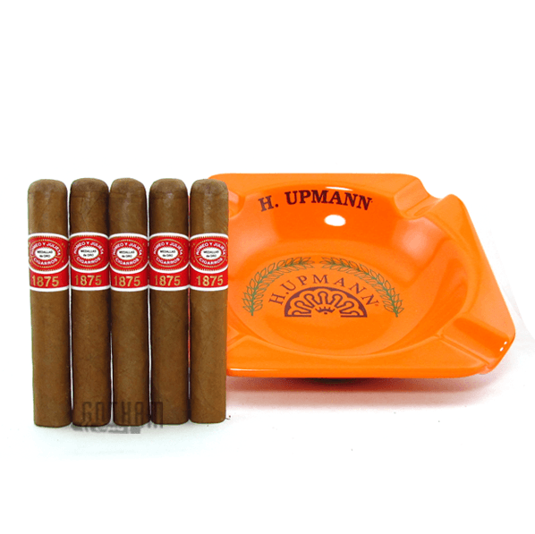 H. Upmann Ashtray plus Romeo y Julieta 1875 Bully 5 Pack