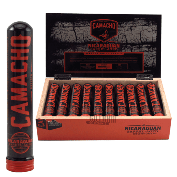 Camacho Nicaraguan Barrel-Aged Robusto Tubos