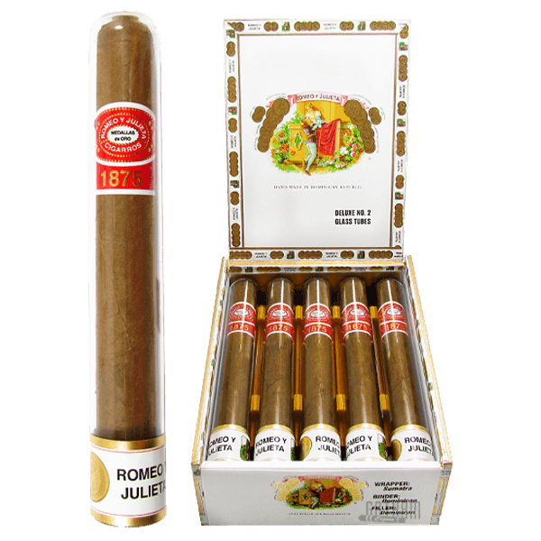 Romeo y Julieta 1875 Deluxe No. 2 Glass Tubes
