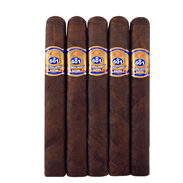 601 Blue Maduro Robusto 5 Pack