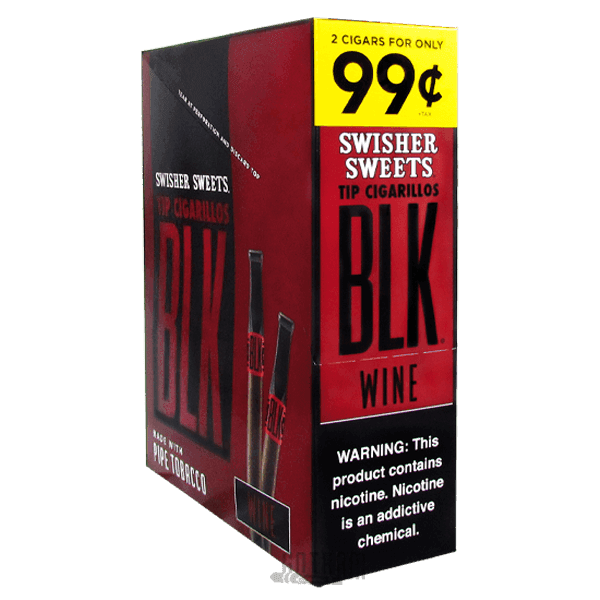 Swisher Sweets BLK Tip Cigarillos Wine