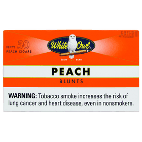 White Owl Blunt Peach Box